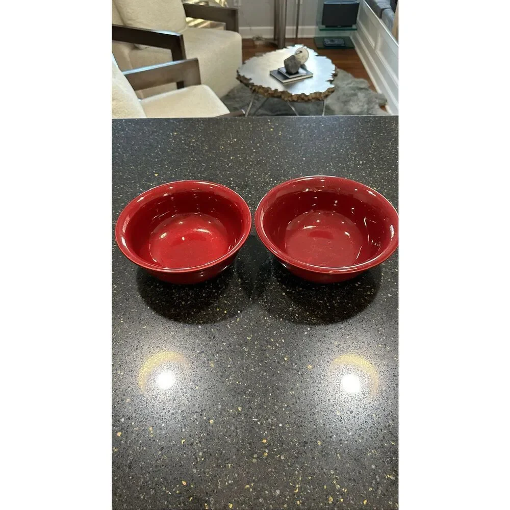 Fiesta Cinnabar Mixing Bowl Set of 2